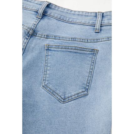 Beau Blue Bowknot Decor Boyfriend Cargo Jeans
