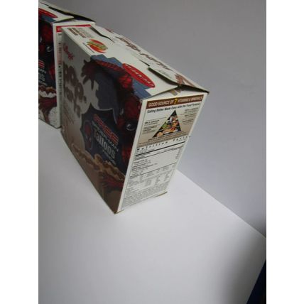 Kelloggs 2003 PopTarts Toasters Cereal Box x2 (Empty) Spider-Man