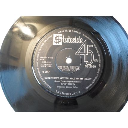 7"1967.GENE PITNEY.SOMETHING'S GOTTEN HOLD OF MY HEART.STATESIDE.SS2060.V.G PLUS