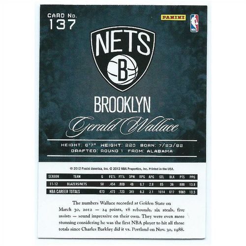2012-13 Prestige - #137 - Gerald Wallace