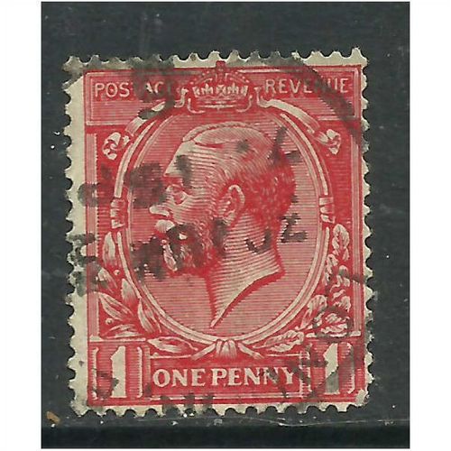 GB 1924 - 26 KGV 1d Scarlet Stamp Wmk 111 SG 419.(A558