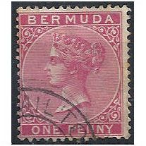 Bermuda 1886 SG23 1d Rose-Red Very Fine Used ...