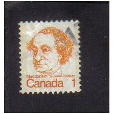 1972 canada a macdonald 1c f/u sg693
