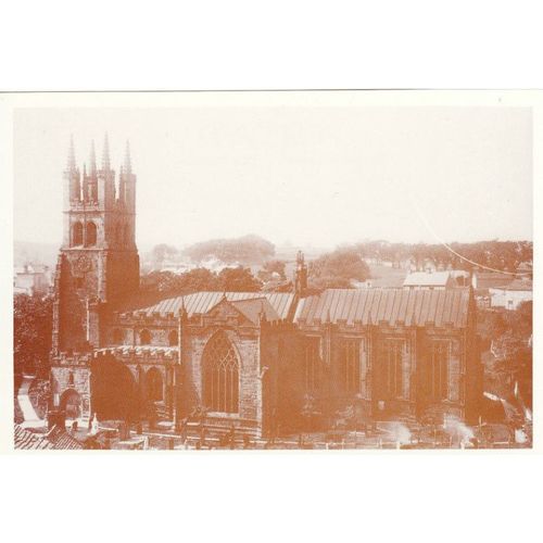 Postcard Tideswell Church 1896 Derbyshire Peak District Francis Frith