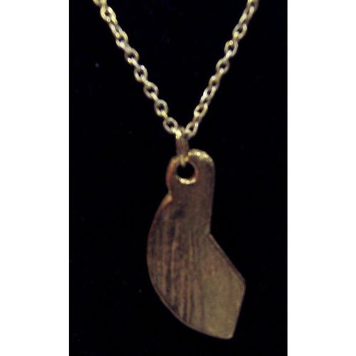 JEWELLERY # 29: Gold Plated Magnetic Necklace & Odd Shaped Designed Pendant