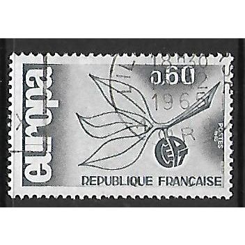 FRANCE 1965 EUROPA 60c GREY SG 1691 FINE USED#2
