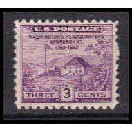 752 3c Washington's Hdqs Fine MNH ZA2857