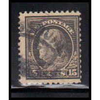 Used 514 15c Benjamin Franklin Average Plus K4354