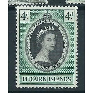 pitcairn islands sg17 hm sg 17 coronation