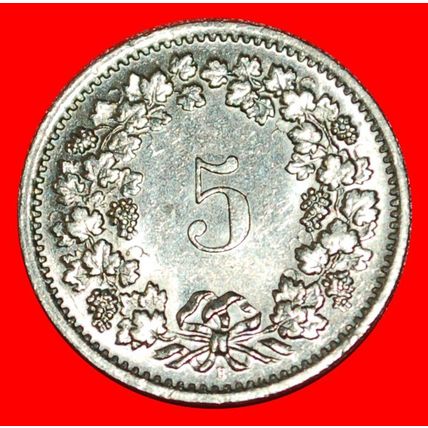 Ⰶ LIBERTY 1879-2025: SWITZERLAND ★ 5 RAPPEN 1969B! DIES I+B★LOW START★NO RESERVE