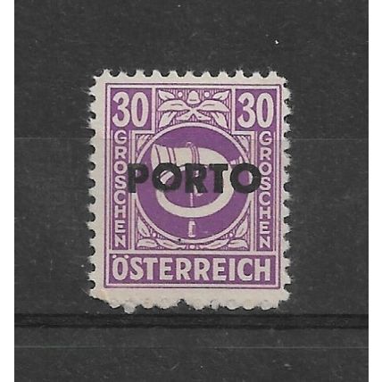 Austria.D965 30g Posthorn (Mauve).Mounted Mint.Aug22