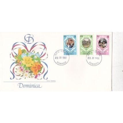 Dominica 1981 Royal Wedding FDC Roseau cancel unaddressed VGC