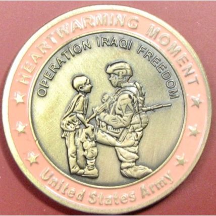 Operation Iraqi Freedom. Challenge Coin. 1.50". 82b.