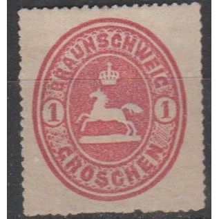 Mi 18 MH 1865 Braunschweig Cat € 5