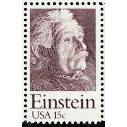 Albert Einstein Sheet of Fifty 15 Cent Postage Stamps Scott 1774