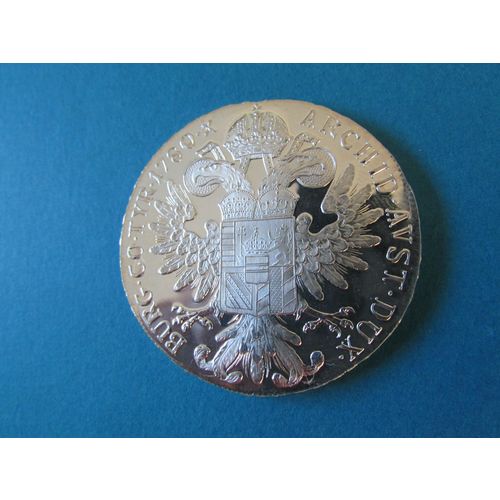 1780 AUSTRIA MARIA THERESA SILVER PROOF THALER. AAA