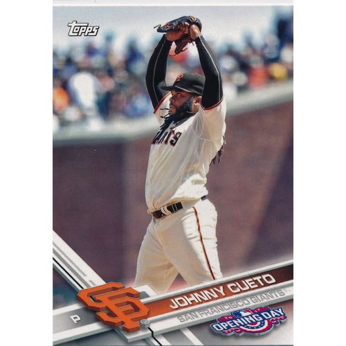 2017 Topps Opening Day 184 Johnny Cueto San Francisco Giants