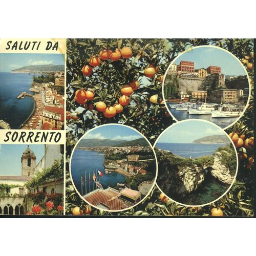 Italy Postcard 1980 - Saluti Da Sorrento