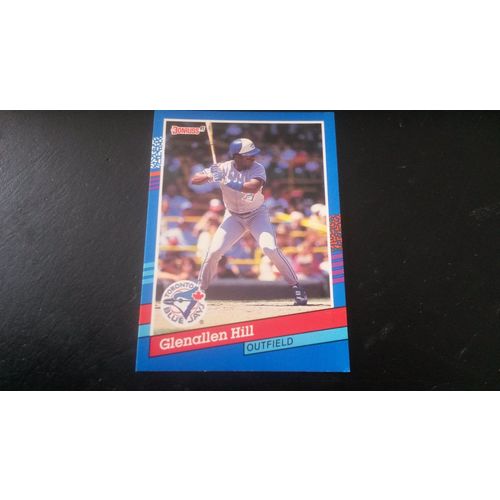 1991 Donruss Card # 380 Glenallen Hill Very Good-Excellent (4) Blue Jays