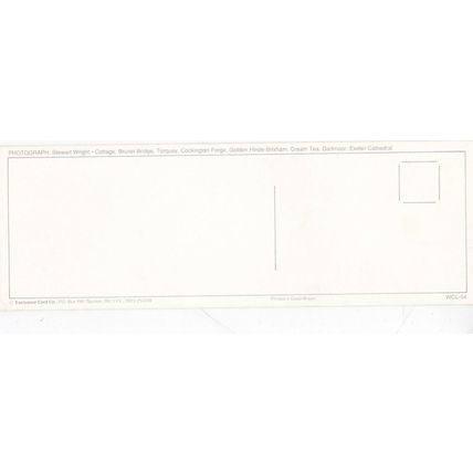 Devon Multiview Very Long Postcard Unused VGC