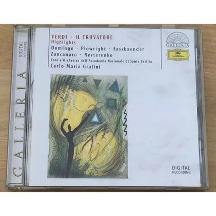 CD VERDI - IL TROVATORE Highlights CARLO MARIA GUILINI - Domingo, Plowright etc