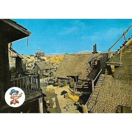 MALTA - POPEYE MUSICAL - FILM SET VILLAGE - SWEE'HAVEN - POSTCARD