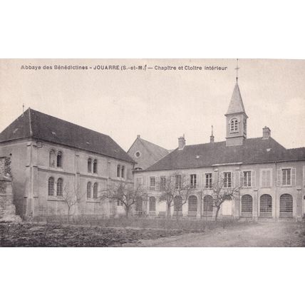 Abbaye Des Benedictines Jouarre Antique Postcard