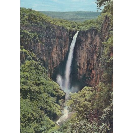 Kalambo Falls Near Mbala Zambia Postcard