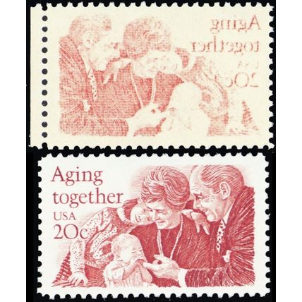 2011, Reverse Printing Under Gum ERROR With Normal Mint NH - Stuart Katz