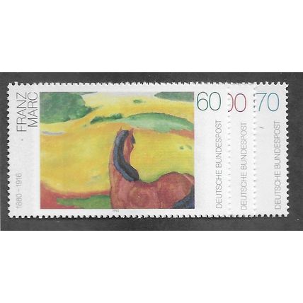 GER 1992 U/M (SET) 'GERMAN PAINTINGS' (3v) (EBID78-827)