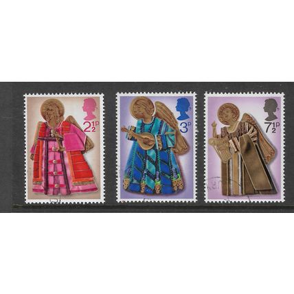 GREAT BRITAIN 1972 CHRISTMAS SG 913 / 915 SET 3 VALS FINE USED#4