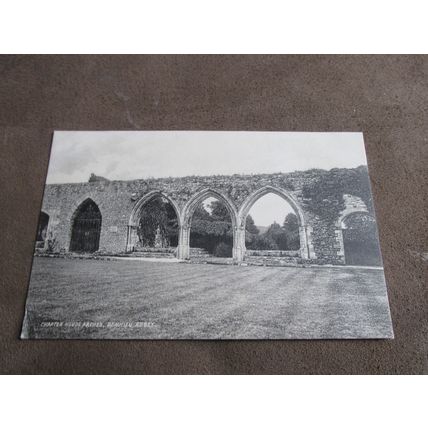 Early Postcard - Chapter house Arches Beaulieu Abbey, New Forest - Hampshire
