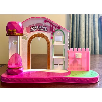 KENNEL CUTIES BEAUTY PARLOR SHOPKINS Season 9 Wild Style Moose Toys - Used