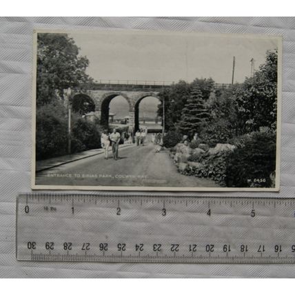 vintage Postcard Entrance to Eirias Park, Colwyn Bay