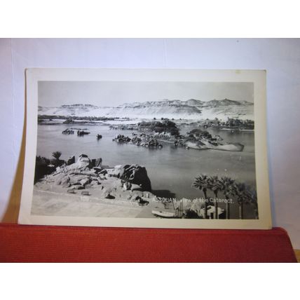 THE CATERACT, ASSUAN, ASWAN, EGYPT unused vintage postcard RP =