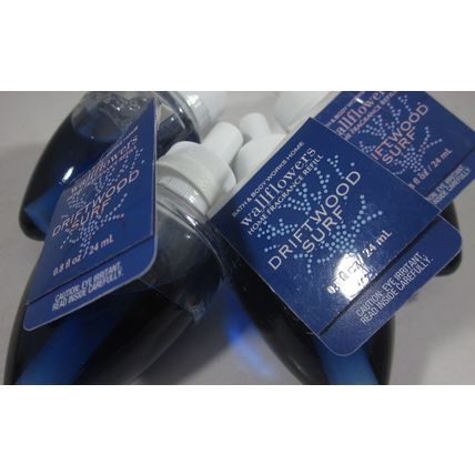4 bulbs Bath & Body Works Wallflower Refill Bulb Driftwood Surf