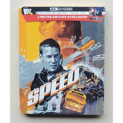 Best Buy Limited Edition Collectible Steelbook 4K Ultra HD Speed Movie