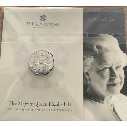 2022 Lifetime of Heart and Devotion. Queen Elizabeth ll BUNC Coin in RM pack.