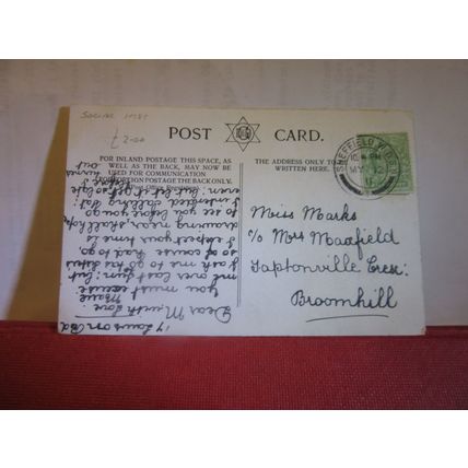 FORTUNE TELLERS, LONDON LIFE SERIES used antique postcard 1911 pm =