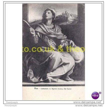 CATTEDRALE S. AGNESE (ANDREA DEL SARTO), PISA, ITALY, Postcard