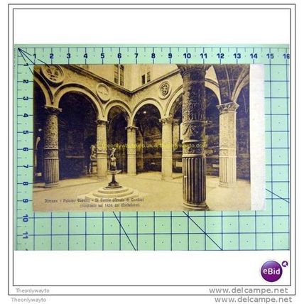PALAZZO VECCHIO IL CORTILE (ARNOLO DI CAMBIO), FIRENZE, ITALY, Postcard