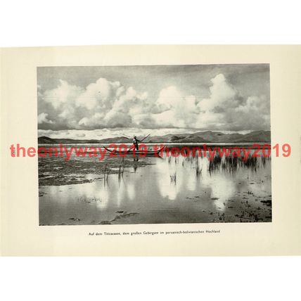 Lake Titicaca, Peru/Bolivia, Book Illustration (Print), 1935