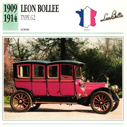 Collectors Club Classic Cars. Leon Bollee Type G2
