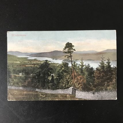 Windermere Lake District Valentines Colour Unused Postcard VGC
