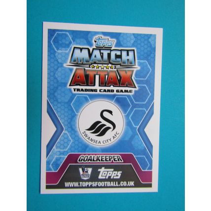 289. Michel Vorm - Swansea City - Match Attax 2013/14 Football Card EF1