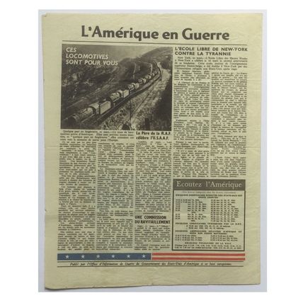 WW2 American Air Drop Leaflet. - Code USF.99. - Battle of Monte Cassino.