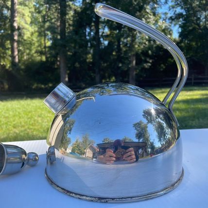 BEKA Germany est1899 Stainless Steel Whistle Teakettle Electric Stove Compatible