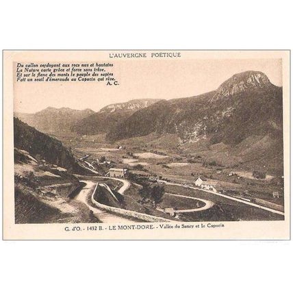63 - Le Mont Dore - vallée du Sancy et le capucin