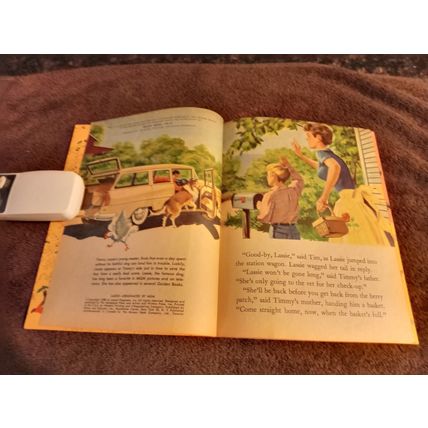 Little Golden Book Lassie & The Lost Explorer By Leon Lazarus (A) Edition 1958
