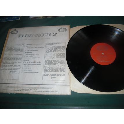 PHIL BRADY AND THE RANCHERS LP - BRADY COUNTRY